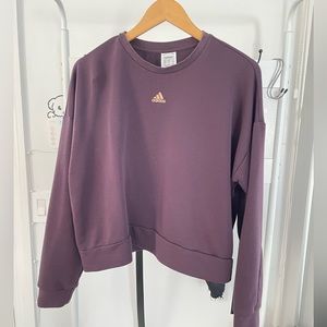 Adidas purple shirt top women extra large comfy comfortable sport